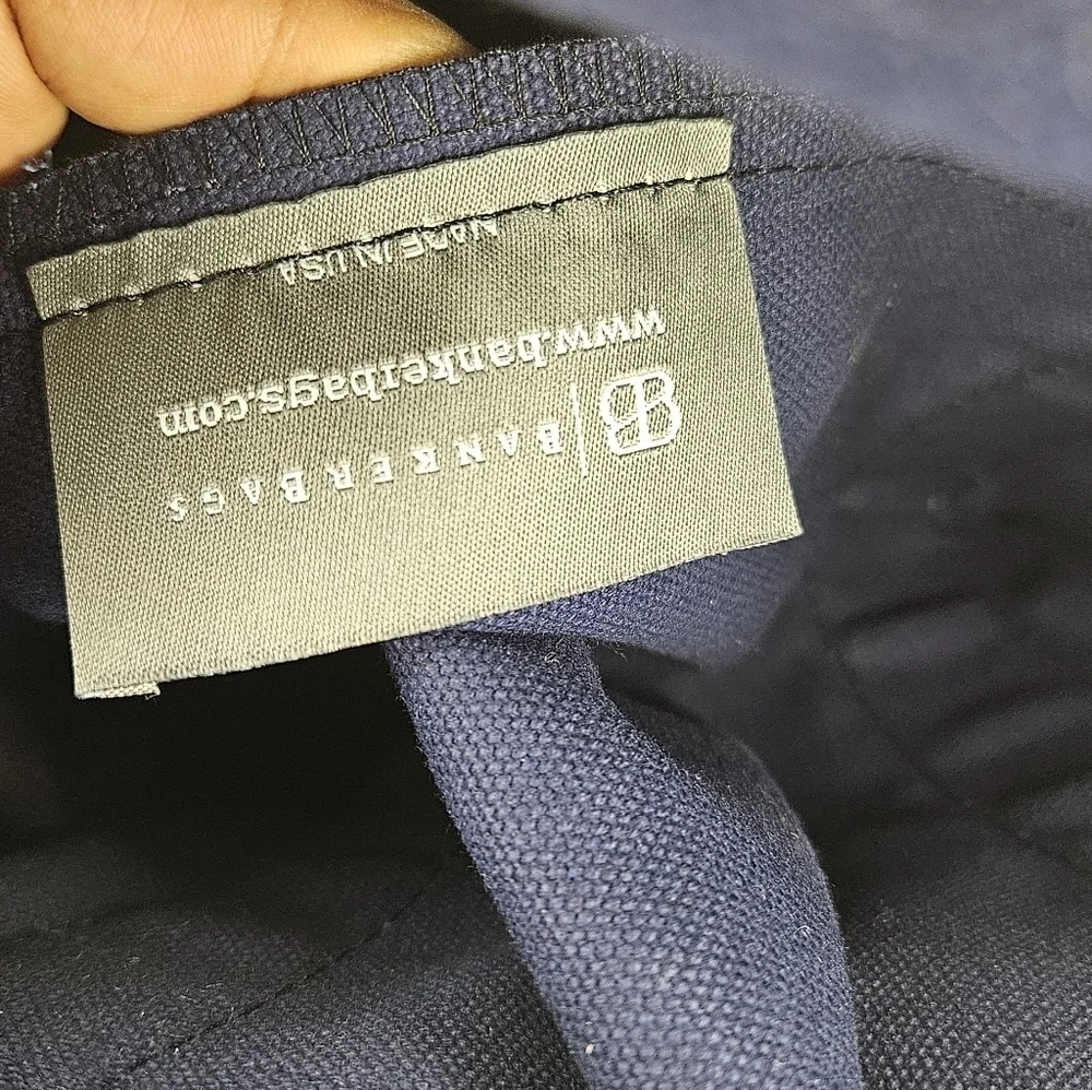 BankerBags Navy Canvas Duffel Bag – Certify Partners Logo – Made in USA